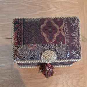 Decorative Storage Box with Tassel